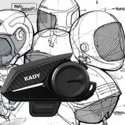 INTERKOM MOTOCYKLOWY KADY K2 BLUETOOTH + DO 6MOTO +MUSIC SHARING +LEKTOR PL