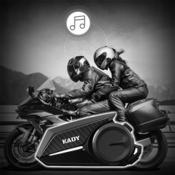 INTERKOM MOTOCYKLOWY KADY K2 BLUETOOTH + DO 6MOTO +MUSIC SHARING +LEKTOR PL