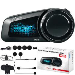 Interkom motocyklowy MAXTO M2S Bluetooth – komunikacja do 6 osób