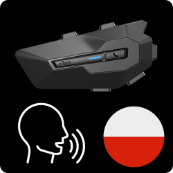 INTERKOM MOTOCYKLOWY BLUETOOTH MAXTO X2 POLSKI LEKTOR