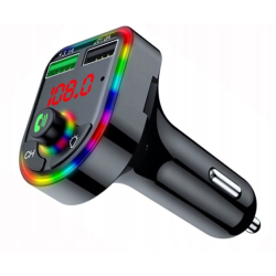 TRANSMITER BLUETOOTH KADY F6 FM SAMOCHODOWY USB ZESTAW GŁOŚNOMÓWIĄCY