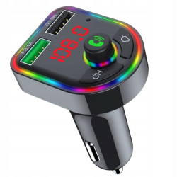 TRANSMITER BLUETOOTH KADY F6 FM SAMOCHODOWY USB ZESTAW GŁOŚNOMÓWIĄCY
