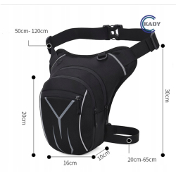 Saszetka motocyklowa na udo KADY – wygodna, pojemna, wodoodporna