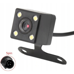 Kamera cofania KADY SD/VGA 640x480 100° 4 LED 5PIN DO WIDEOREJESTRATORÓW