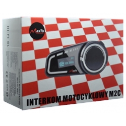 Interkom Motocyklowy MaxTo M2C Polski DO 6 KASKÓW LCD